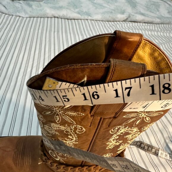 Shyanne Cowgirl Leather Boots Size 8.5 B - Picture 10 of 10